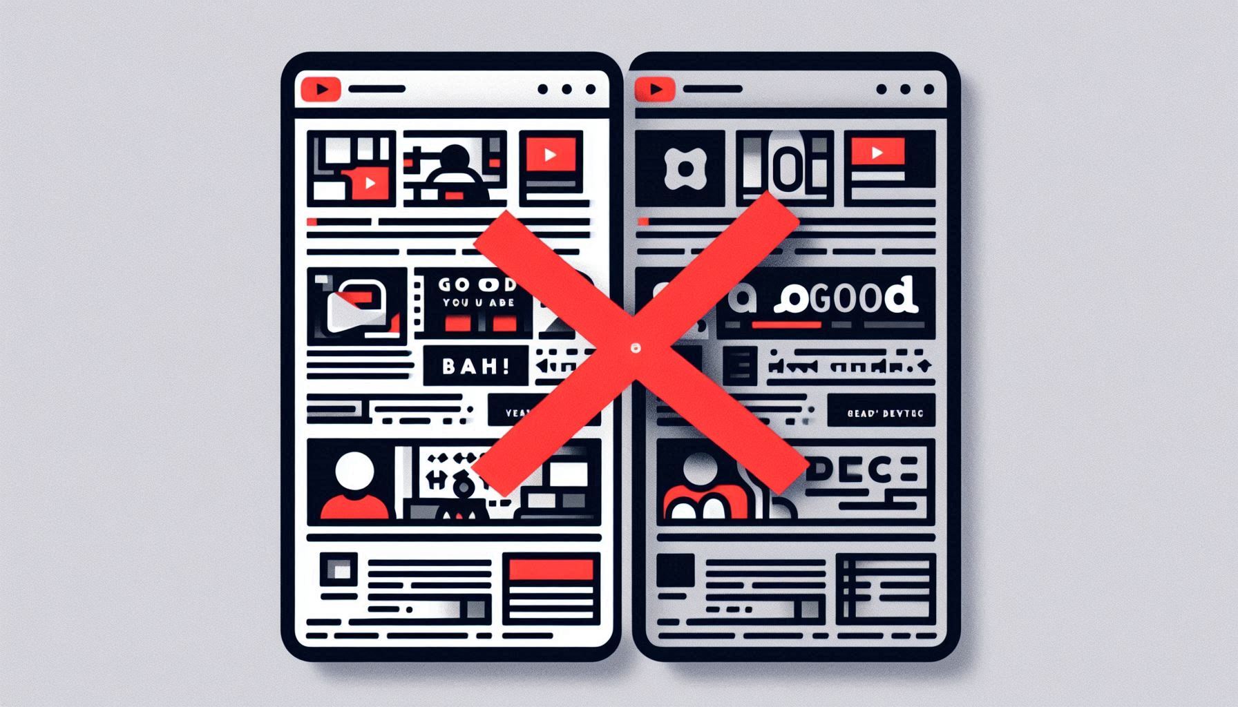 Common mistakes to avoid when designing a YouTube thumbnail